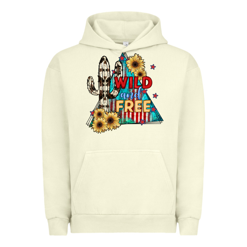 Wıld And Free Urban Hoodie by JahusDesignShop | Teevron
