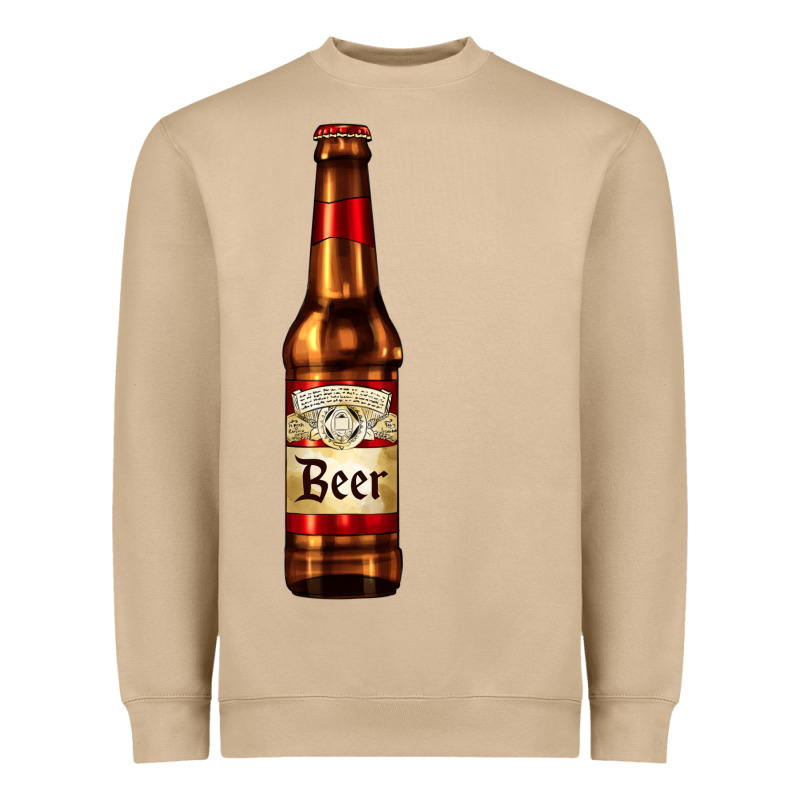 Red Beer Bottle Heavyweight Sweatshirt by AdoDesignShop | Teevron
