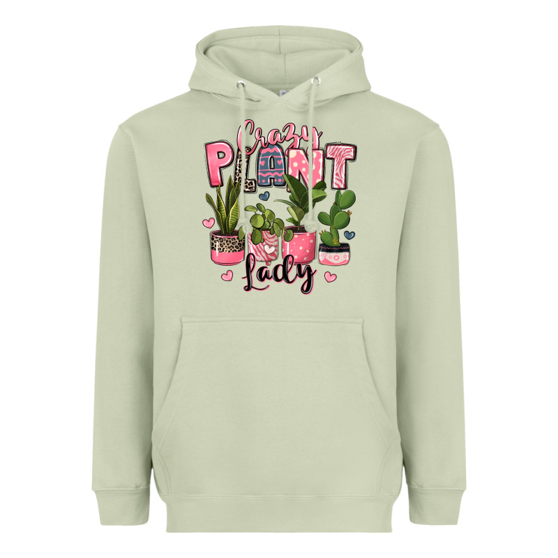 Crazy Plant Lady Houseplants Heavyweight Hoodie by JahusDesignShop | Teevron