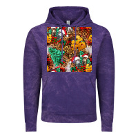 Cloud Purple christmas donkeys Vintage Hoodie - FaDigitalArtStudio