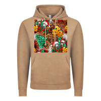 Vintage Coffee christmas donkeys Vintage Hoodie - FaDigitalArtStudio