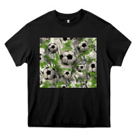 Black Soccer tumbler Heavy Core Tee - HowdyJamesFarm