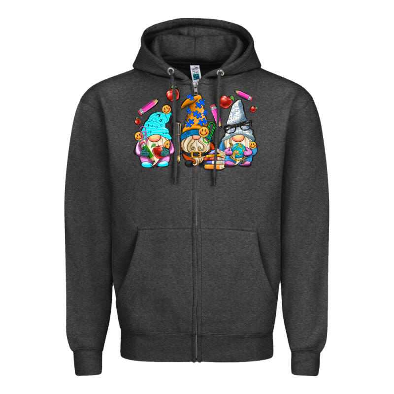 Teacher Gnomes Zipper Hoodie by AdoDesignShop | Teevron