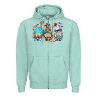Seafoam teacher gnomes Zipper Hoodie - AdoDesignShop