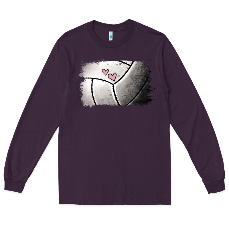 Volleyball Brushstroke Long Sleeve Tee by RanaPortraitStore | Teevron