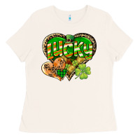 Bone Lucky heart St. Patrick's Day Ladies Tee - CowGirlArtShop
