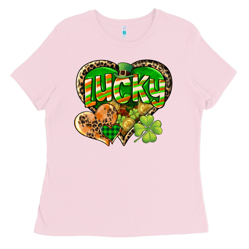 Lucky Heart St. Patrick's Day Ladies Tee by CowGirlArtShop | Teevron
