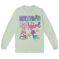 Matcha birthday girl 4 Long Sleeve Tee - BundleAndBundleShop