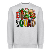 Heather Grey elf squad with elf hat and socks Heavyweight Sweatshirt - AdoDesignShop