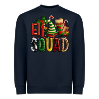 Navy elf squad with elf hat and socks Heavyweight Sweatshirt - AdoDesignShop