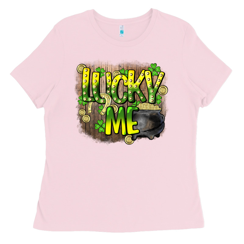 Lucky Me St. Patricks Day Ladies Tee by HowdyJamesFarm | Teevron