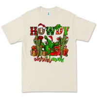 Bone howdy christmas with cactusses Premium Tee - CowGirlArtShop