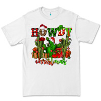 White howdy christmas with cactusses Premium Tee - CowGirlArtShop