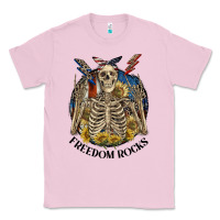 Bubblegum Pink freedom rocks Classic Tee - CowGirlArtShop