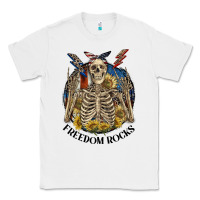 White freedom rocks Classic Tee - CowGirlArtShop