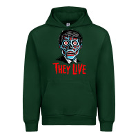 Forest Green they live Urban Hoodie - DesigneFamous