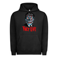 Pigment Black they live Urban Hoodie - DesigneFamous