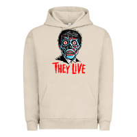 Pigment French Oak they live Urban Hoodie - DesigneFamous