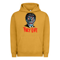 Pigment Peanut Butter they live Urban Hoodie - DesigneFamous