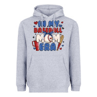 Heather Grey in my baseball mom era Heavyweight Hoodie - JahusDesignShop