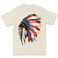 Bone 4th of July Indian Headdress Gypsy Spirit Skull Premium Tee - Jasminsmagicworld