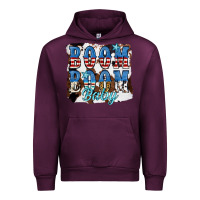 Mauve Wine Boom Boom Baby Urban Hoodie - JahusDesignShop