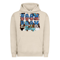 Pigment French Oak Boom Boom Baby Urban Hoodie - JahusDesignShop