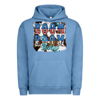 Pigment Pebble Blue Boom Boom Baby Urban Hoodie - JahusDesignShop