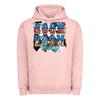 Pigment Salmon Boom Boom Baby Urban Hoodie - JahusDesignShop
