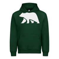 Forest Green bear Urban Hoodie - DesigneFamous