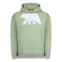 Pigment Oil Green bear Urban Hoodie - DesigneFamous