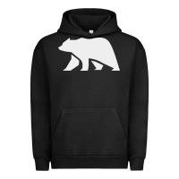 Pigment Black bear Urban Hoodie - DesigneFamous