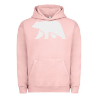 Pigment Salmon bear Urban Hoodie - DesigneFamous