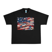 Black Leopard glitter American flag Urban Heavy Tee - FaDigitalArtStudio