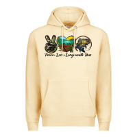 Pina Colada peace love largemouth bass Premium Hoodie - LillyAllenDesigns