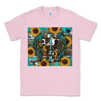 Bubblegum Pink western faith sunflower's Classic Tee - RanaPortraitStore
