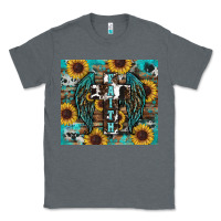 Charcoal Heather western faith sunflower's Classic Tee - RanaPortraitStore