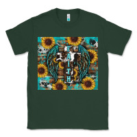 Sports Green western faith sunflower's Classic Tee - RanaPortraitStore