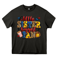 Asphalt little sister biggest fan softball Heavy Core Tee - Jasminsmagicworld