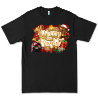 Black merry and bright Premium Tee - CowGirlArtShop