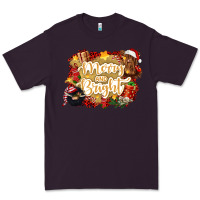 Plum merry and bright Premium Tee - CowGirlArtShop