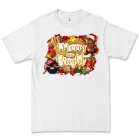 White merry and bright Premium Tee - CowGirlArtShop