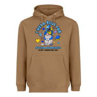 Toasted Coconut i wear blue for autism awareness Heavyweight Hoodie - JahusDesignShop