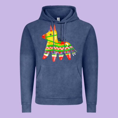 Pinata Vintage Hoodie Designed By Fadigitalartstudio