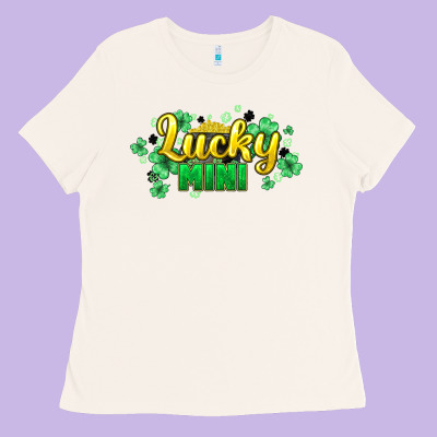 Lucky Mini St Patricks Ladies Tee Designed By Howdyjamesfarm