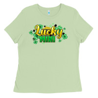 Matcha lucky mini st patricks Ladies Tee - HowdyJamesFarm