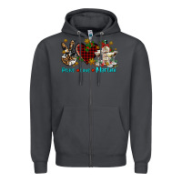 Smoke peace love martini Zipper Hoodie - AdoDesignShop