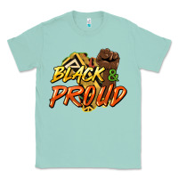 Seafoam black and proud Classic Tee - HowdyJamesFarm