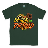 Sports Green black and proud Classic Tee - HowdyJamesFarm