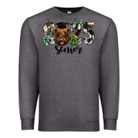 Charcoal Heather cow 2025 senior Premium Sweatshirt - JahusDesignShop
